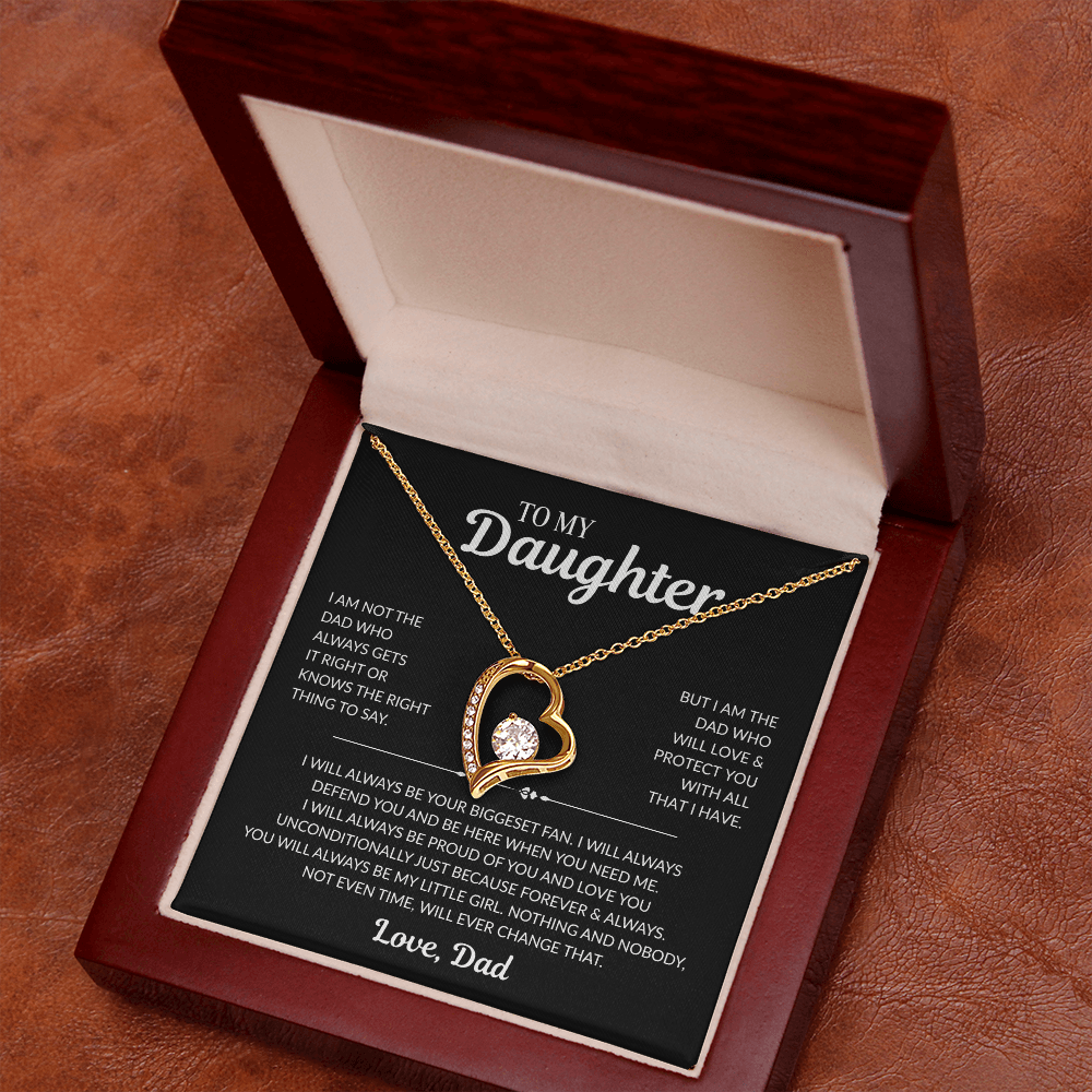 To My Daughter: "I Will Always Protect You" - Forever Love Necklace