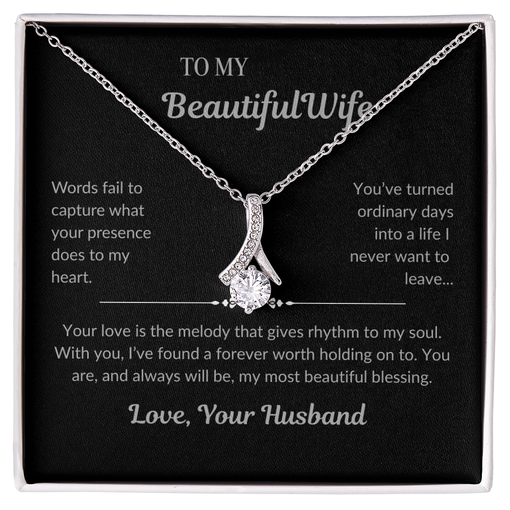 To My Beautiful Wife – Alluring Beauty Necklace