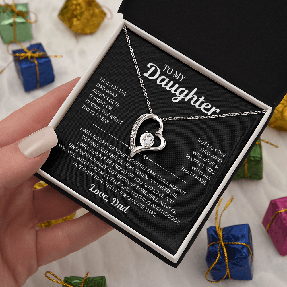 To My Daughter: "I Will Always Protect You" - Forever Love Necklace