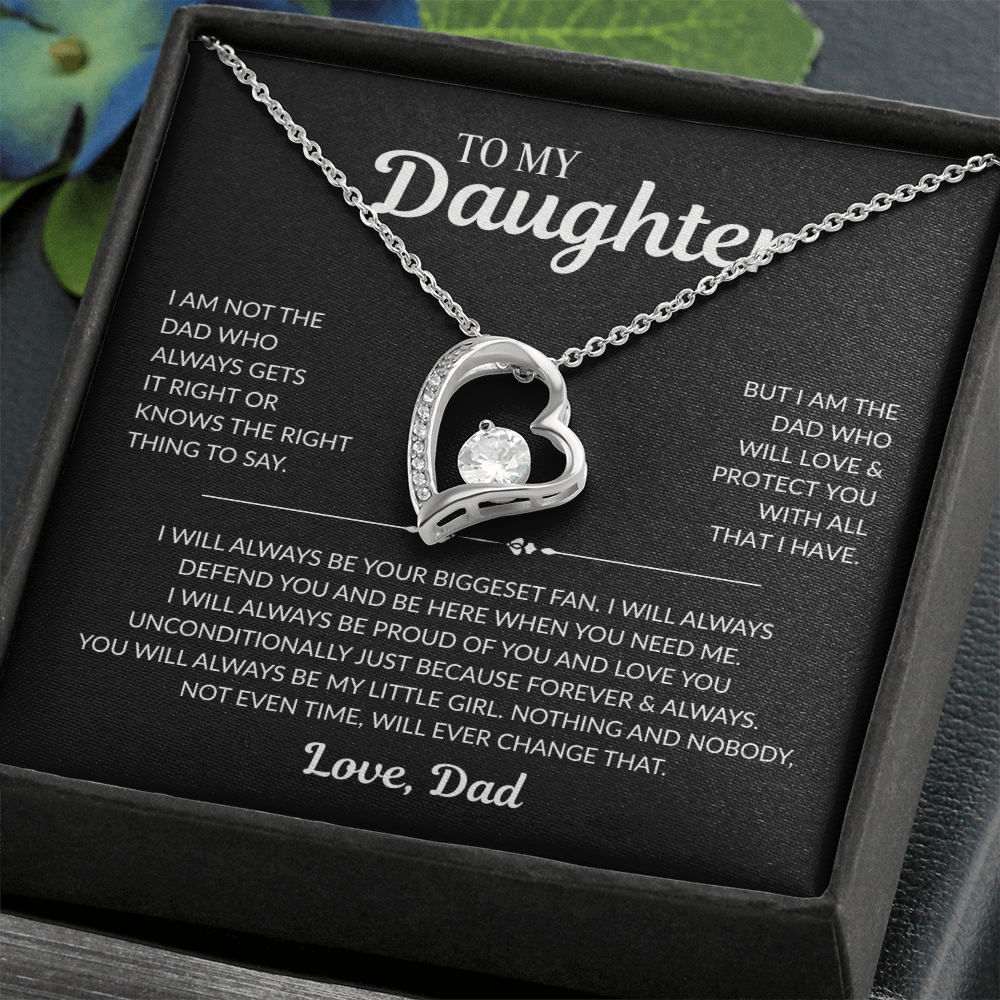 To My Daughter: "I Will Always Protect You" - Forever Love Necklace