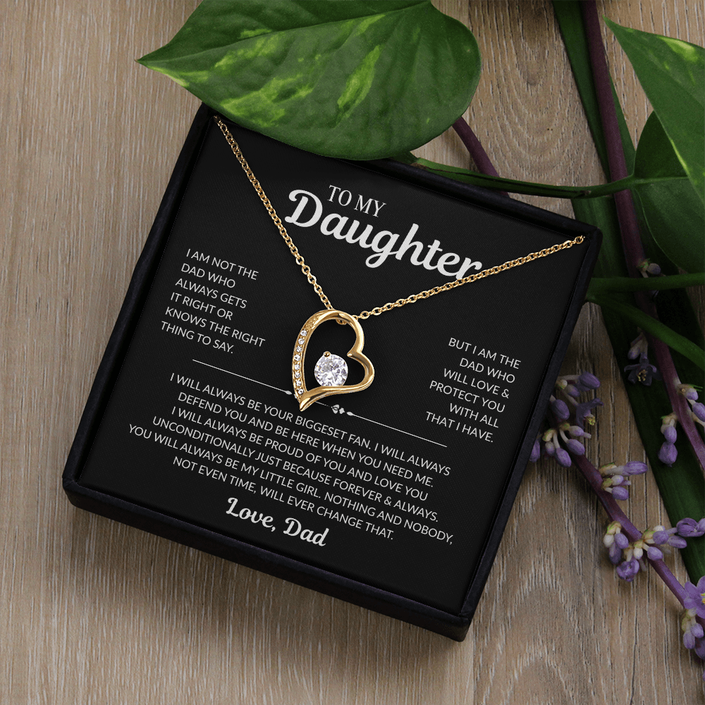 To My Daughter: "I Will Always Protect You" - Forever Love Necklace