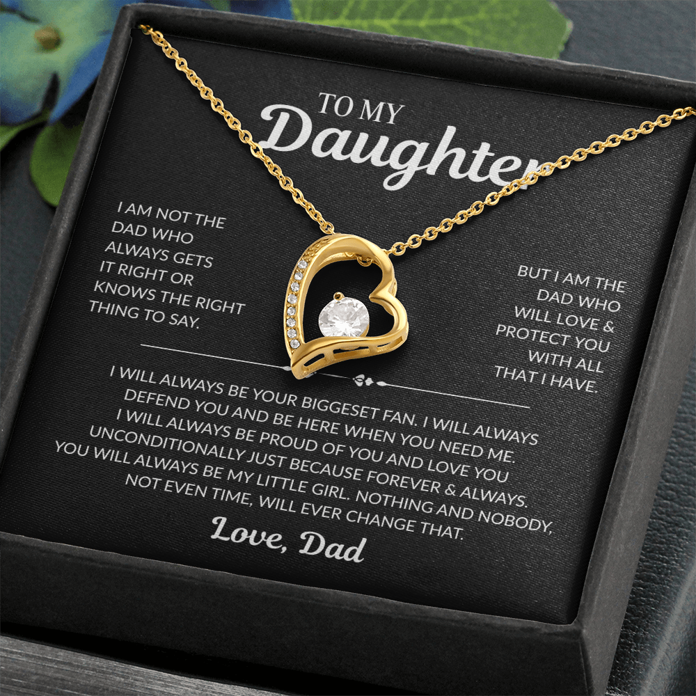 To My Daughter: "I Will Always Protect You" - Forever Love Necklace